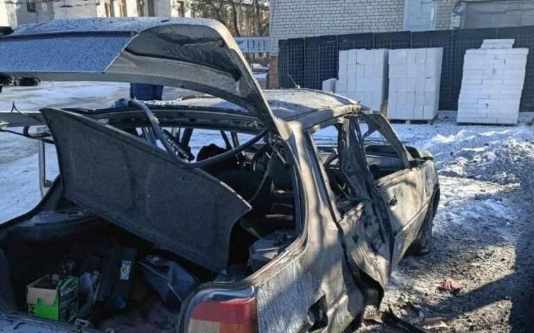 Росіяни обстріляли КП у Херсоні (фото)