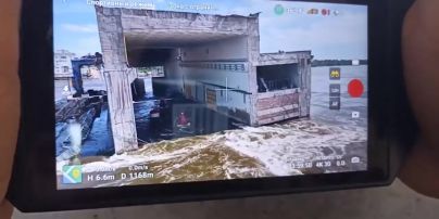 Який вигляд мала Каховська ГЕС одразу після підриву: нове відео з безпілотника