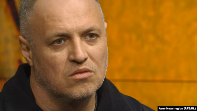 Міський голова Каховки Віталій Немерець у студії Радіо Свобода, Київ