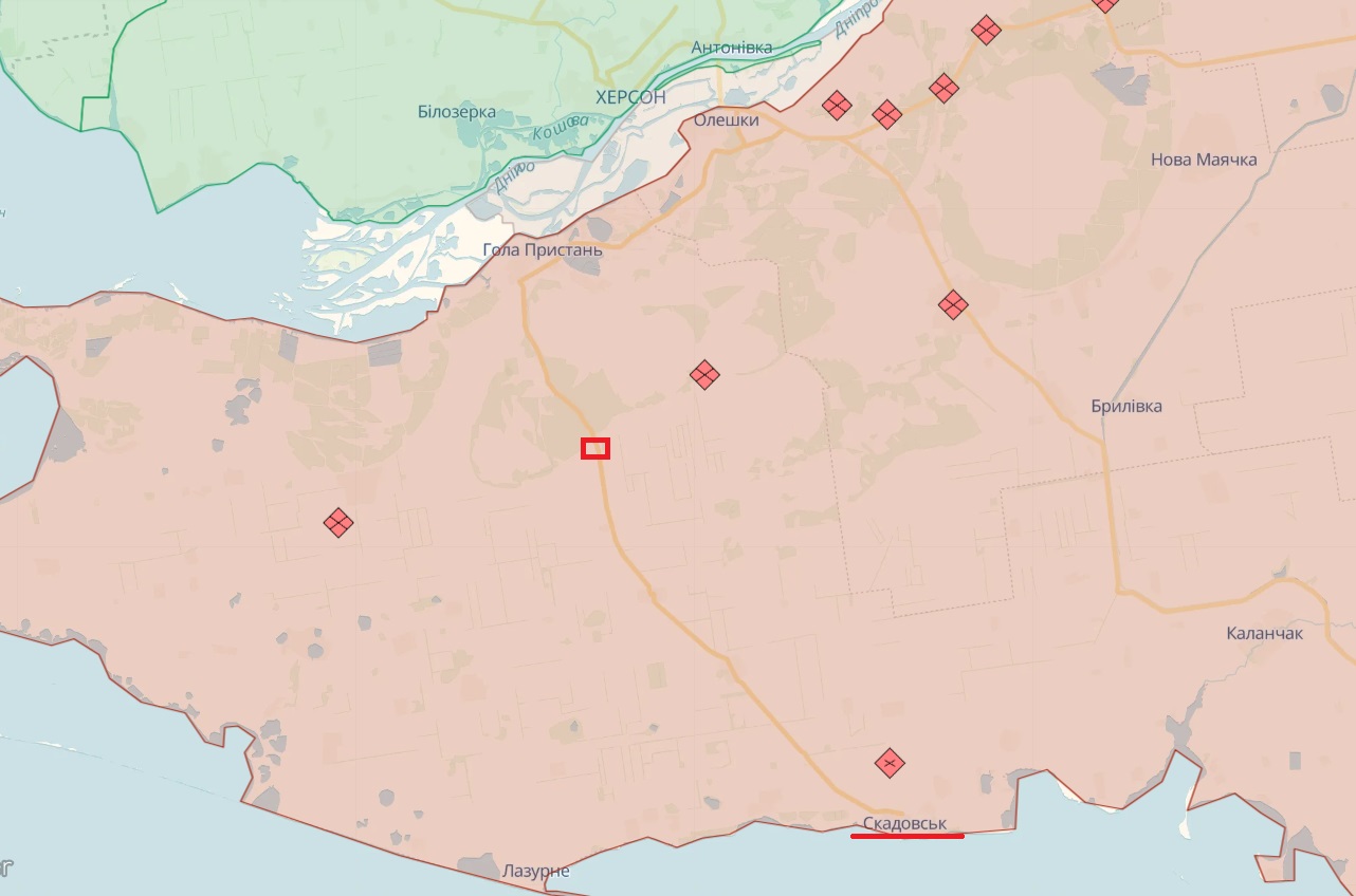 Ракетний удар ЗСУ по автоколоні РФ під Скадовськом: десятки вбитих окупантів – відео
