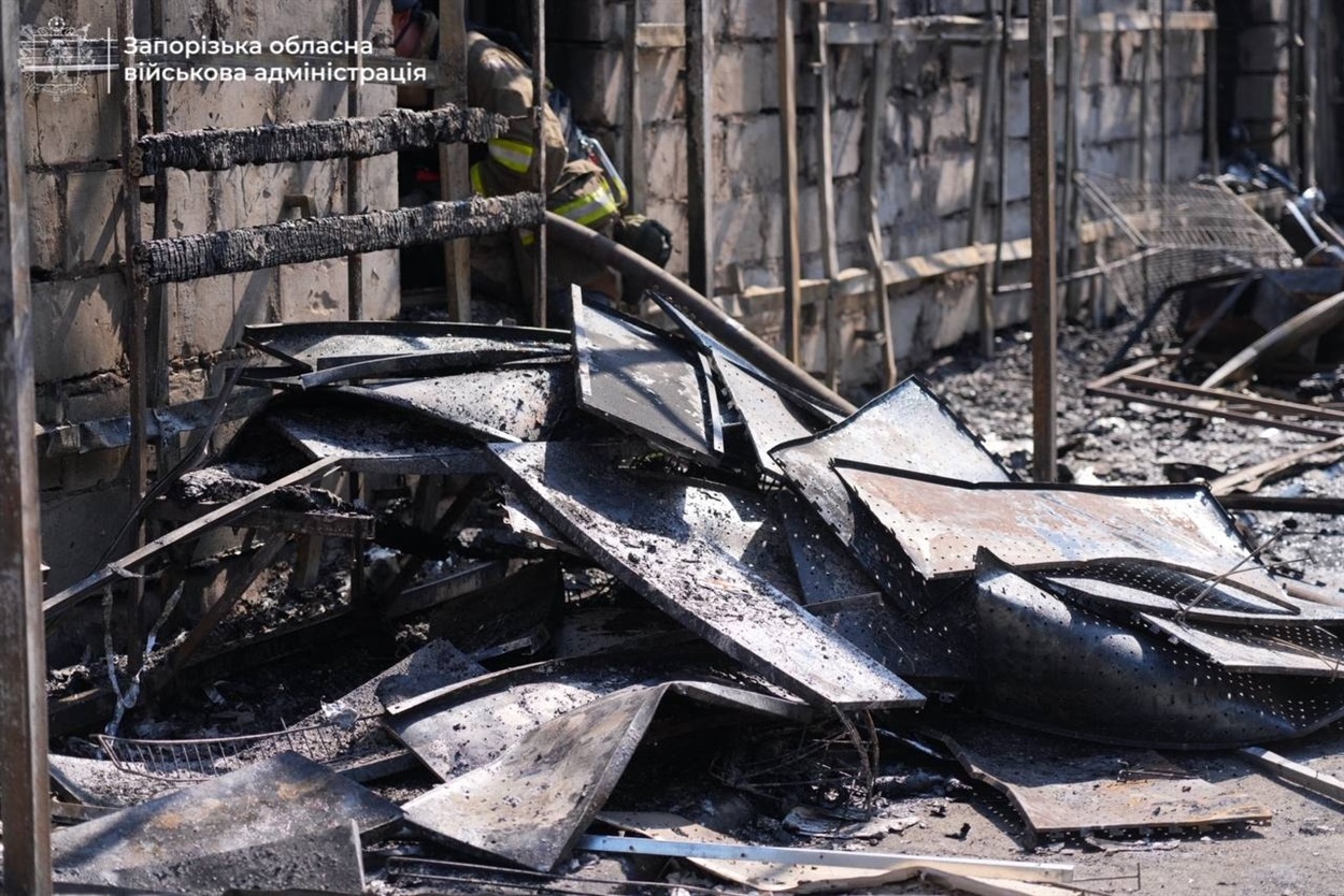 Руйнування в Запоріжжі через російські обстріли