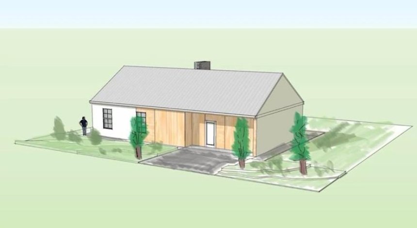 Ескіз житла в Ірпінській громаді для багатодітної родини переселенців з Херсонщини