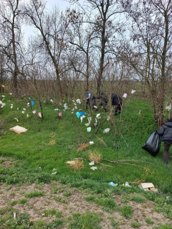 Прибирання у Скадовську 3 квітня 2025 року / Фото окупаційних медіа