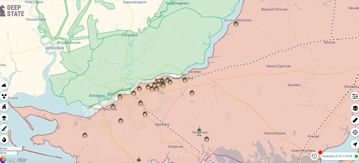 "Побачили і померли": Братчук розповів, як війська РФ намагаються штурмувати острови на Дніпрі