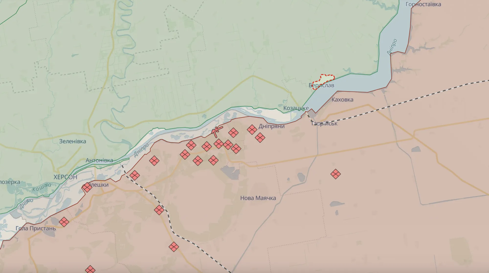 Окупанти полюють на жителів Берислава FPV-дронами: як живе місто-привид на Херсонщині. Відео