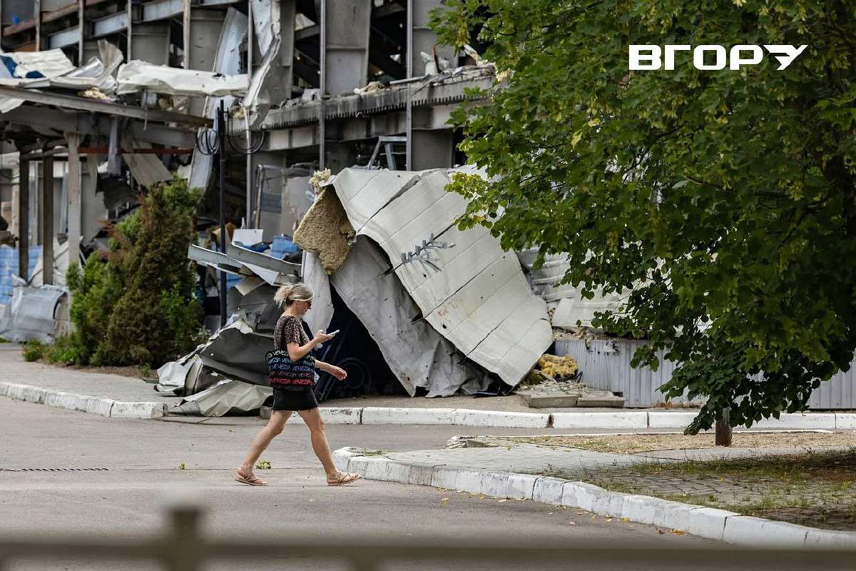 Наслідки обстрілу Херсона