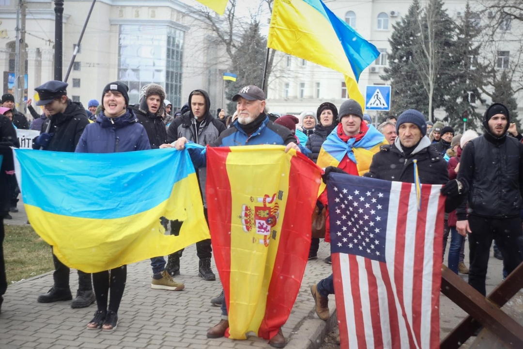 мітинг в окупації мітинг в окупації