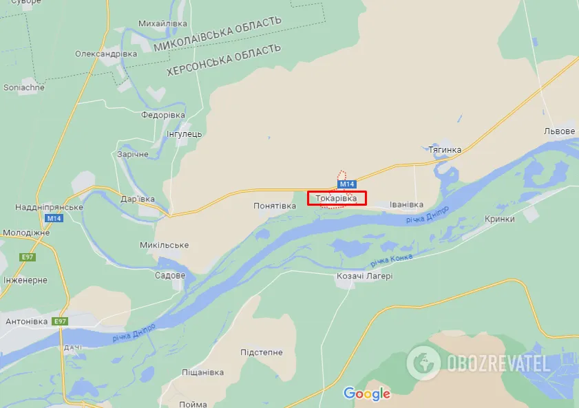 Село Токарівка на Херсонщині