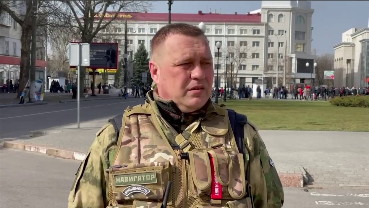 Іґорь Кастюкєвіч у перші дні окупації Херсона