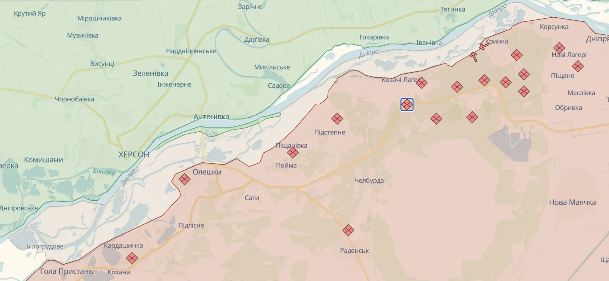 ЗСУ продовжують утримувати і розширювати плацдарм на лівобережжі Дніпра – ОК "Південь"