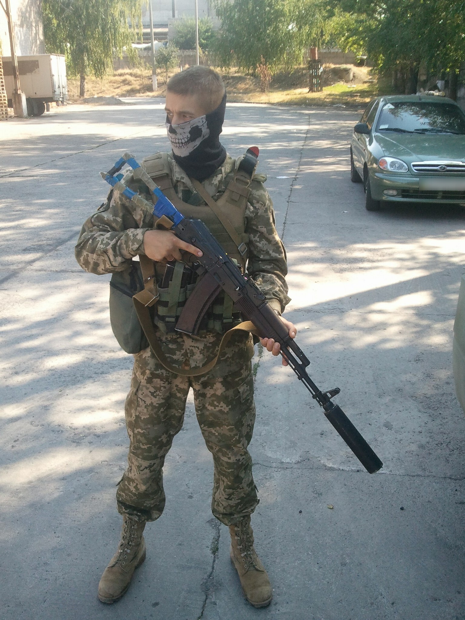 Олександр Дідур у військовій формі