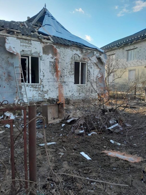 Обстріл Білозерки під Херсоном (24.12.2023) / © Херсонська ОДА