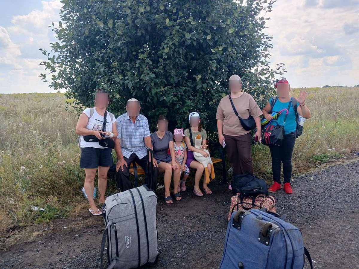 Один зі звітів порятунку людей з окупованого Лівобережжя Херсонщини